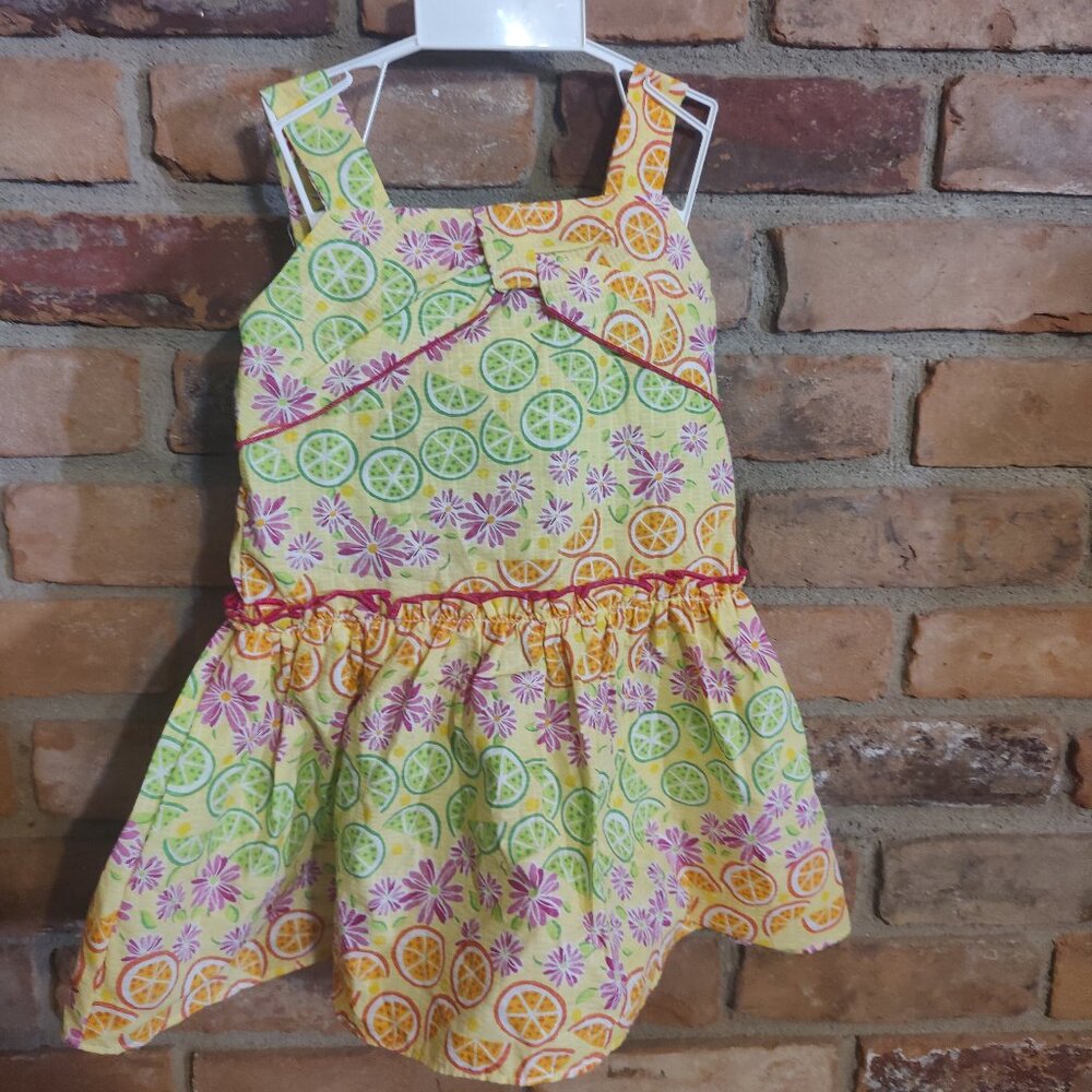 NWT Infant Girls Summer Dress With Matching Diaper Cover 24 Mo